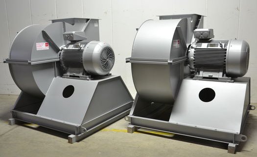 Extraction fans with direct drive 